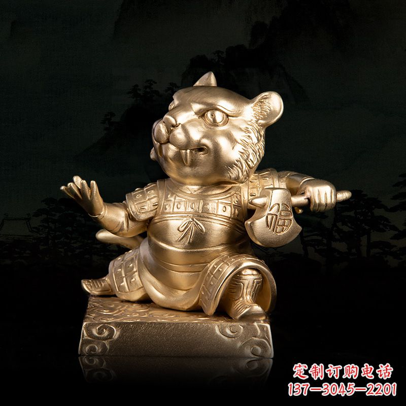 周口精美铜雕动物摆件