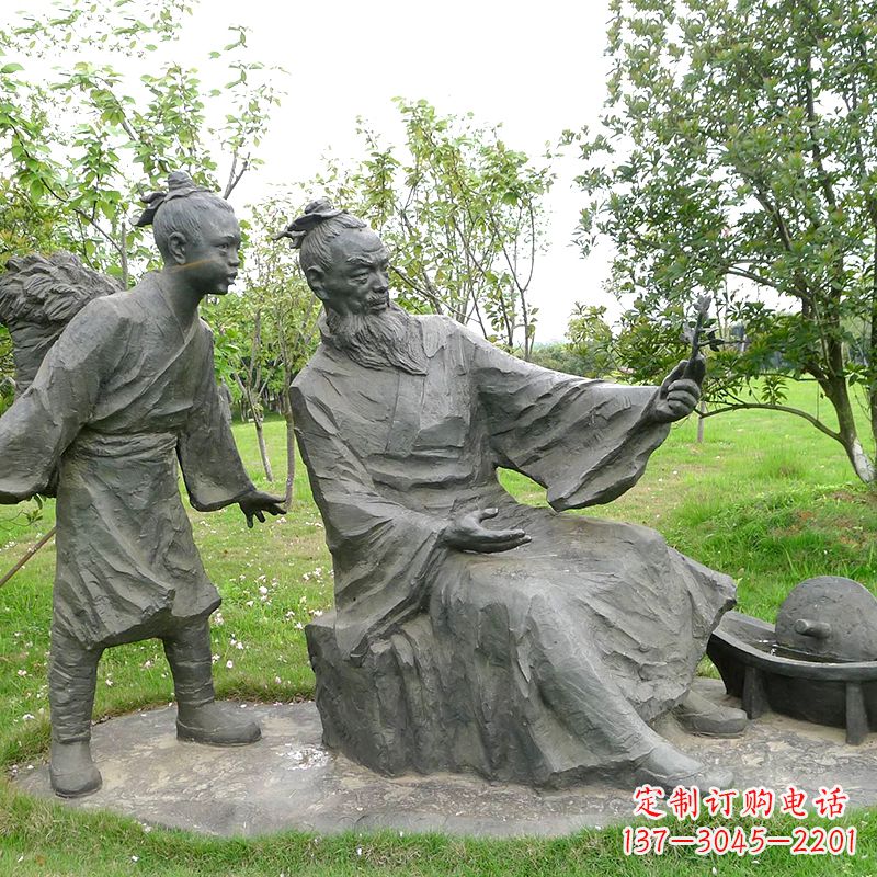 周口“朱耷”全新系列雕塑——传承明清文化,记录中国历史