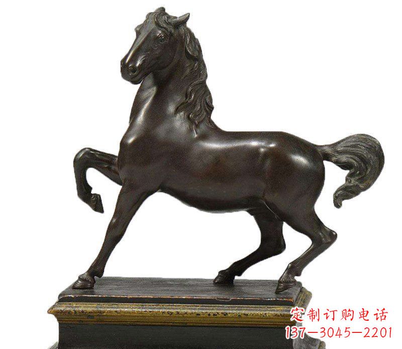 周口办公招财马动物铜雕塑