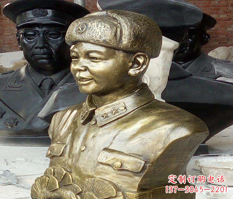 周口半身雷锋铜像