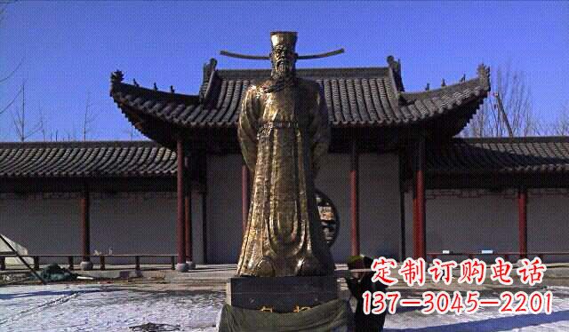 周口包拯古代名人铜雕