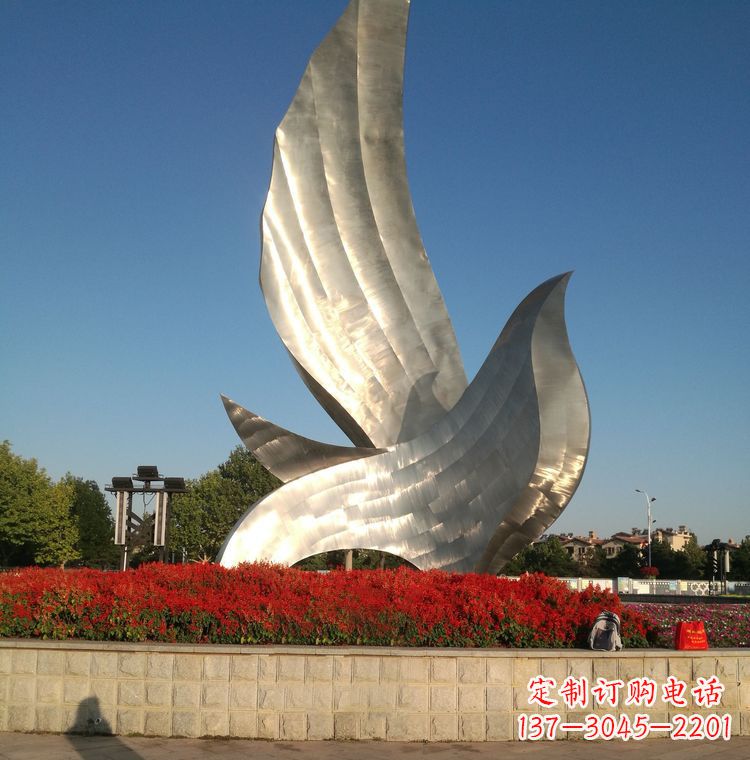 周口北戴河奥林匹克公园鸽子雕塑
