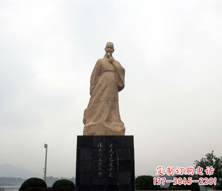 周口北宋政治家范仲淹石雕
