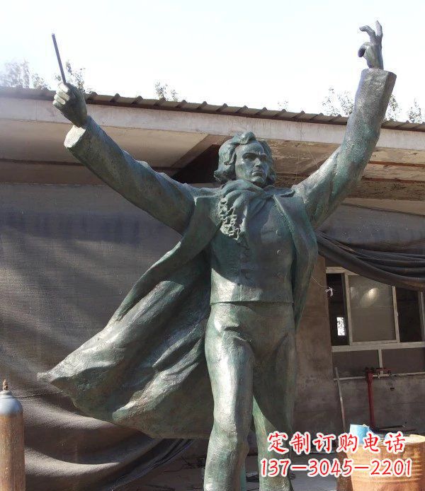 周口贝多芬广场西方名人铜雕