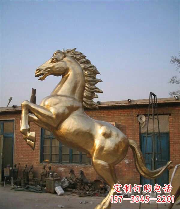周口奔马铜雕 (4)