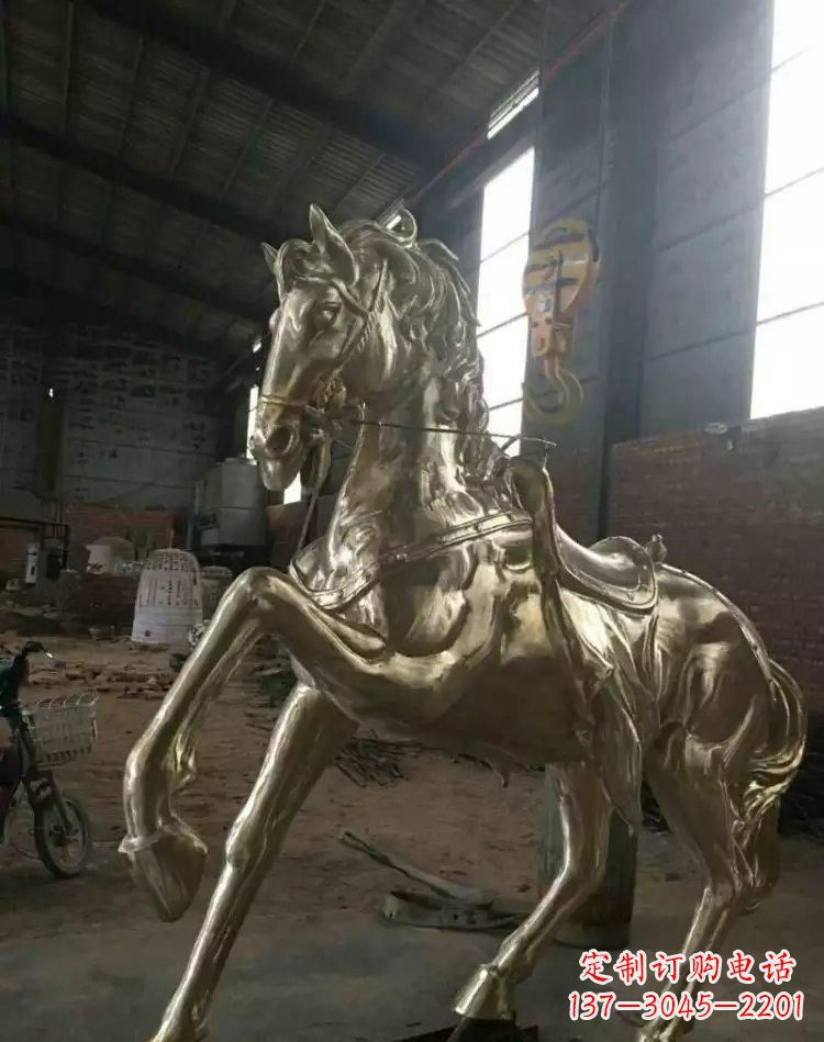 周口奔马铜雕