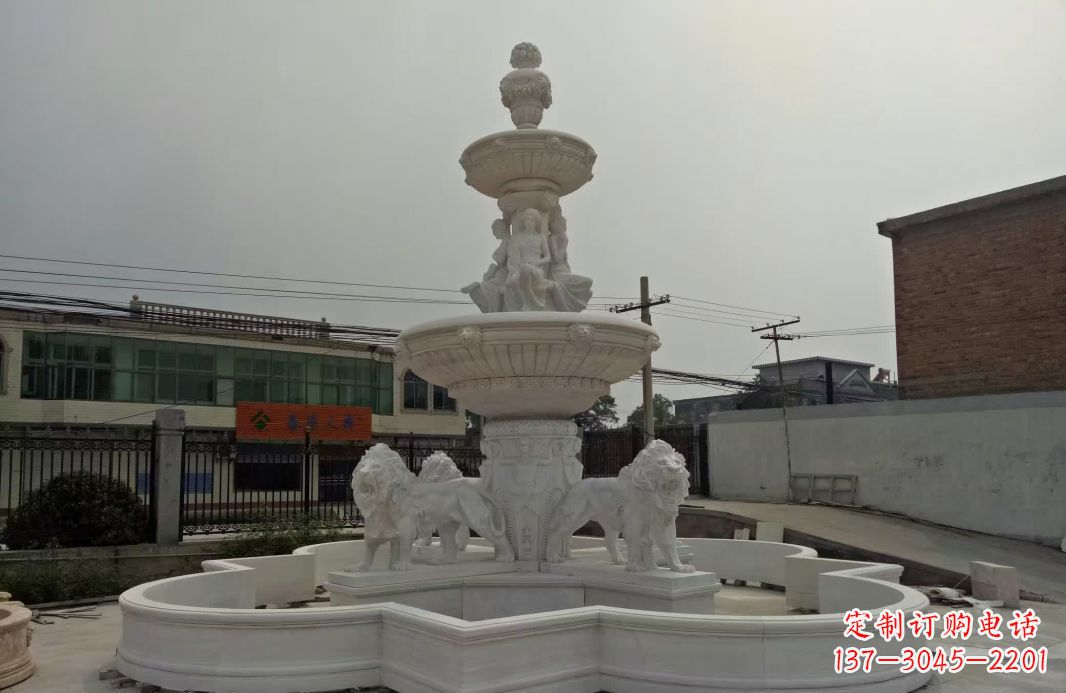 周口别墅大型欧式喷泉石雕