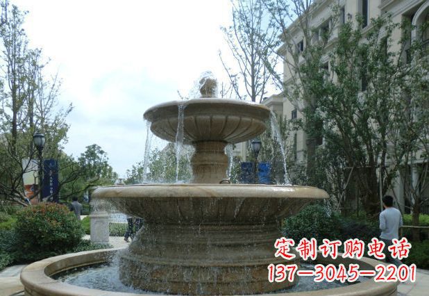 周口别墅景观大型喷泉石雕 (3)