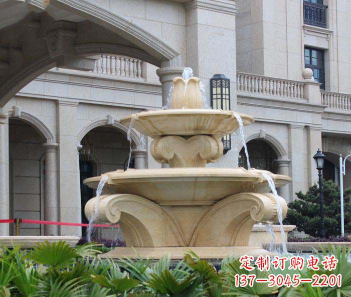 周口别墅景观欧式喷泉石雕_1