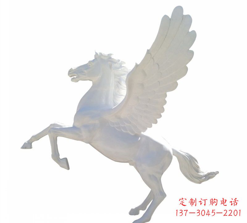 周口新款玻璃钢飞马摆件