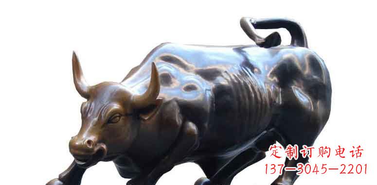 周口玻璃钢仿铜牛公园动物雕塑雕刻艺术的精美绝伦