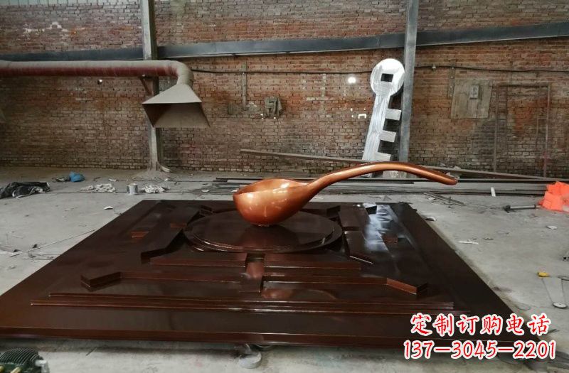 周口玻璃钢仿铜司南案例