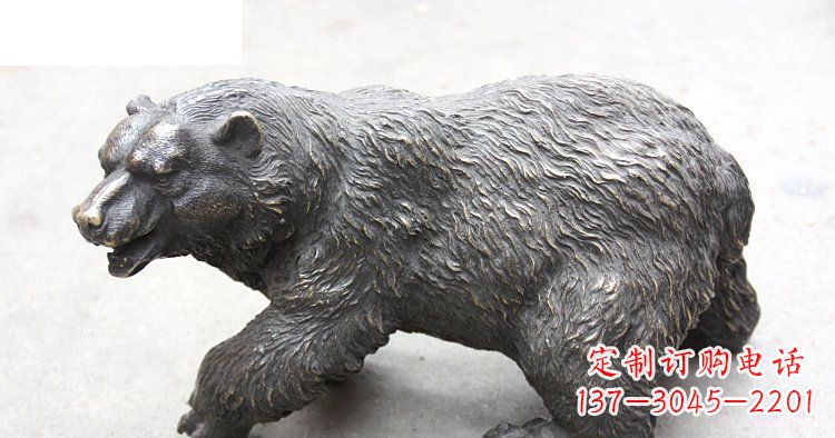 周口以玻璃钢制作的北极熊雕塑