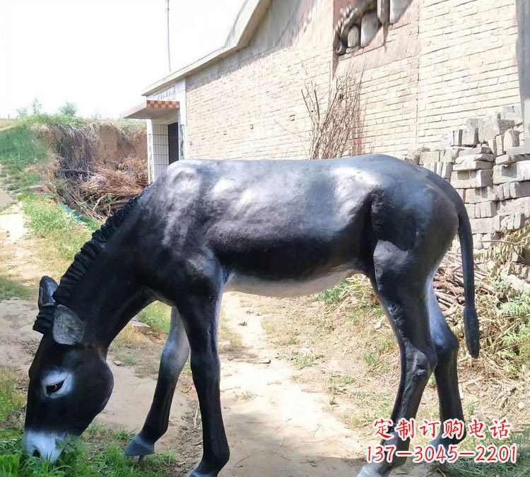 周口玻璃钢仿真毛驴