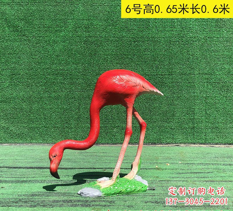 周口精美玻璃钢火烈鸟雕塑