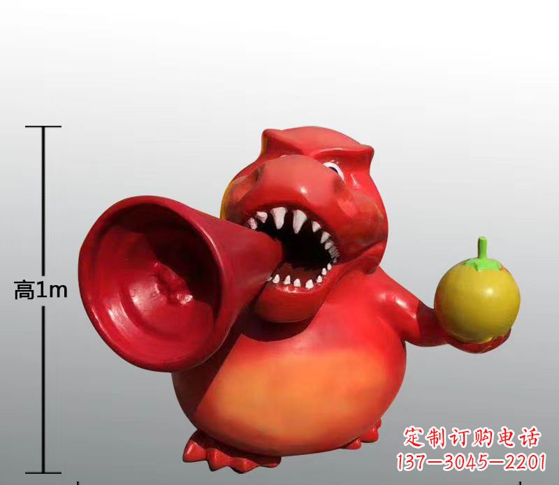 周口玻璃钢卡通动物雕塑