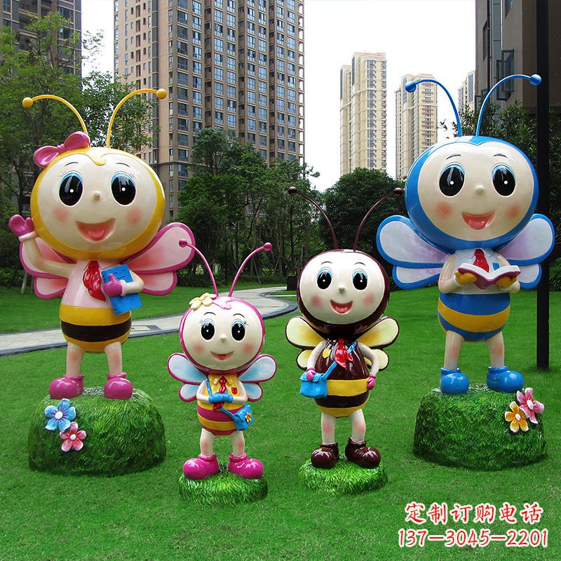周口玻璃钢制蜜蜂雕塑让你的家园拥有自然之美