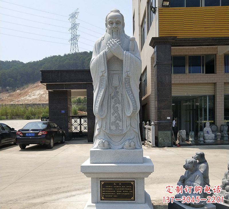 周口玻璃钢孔子像
