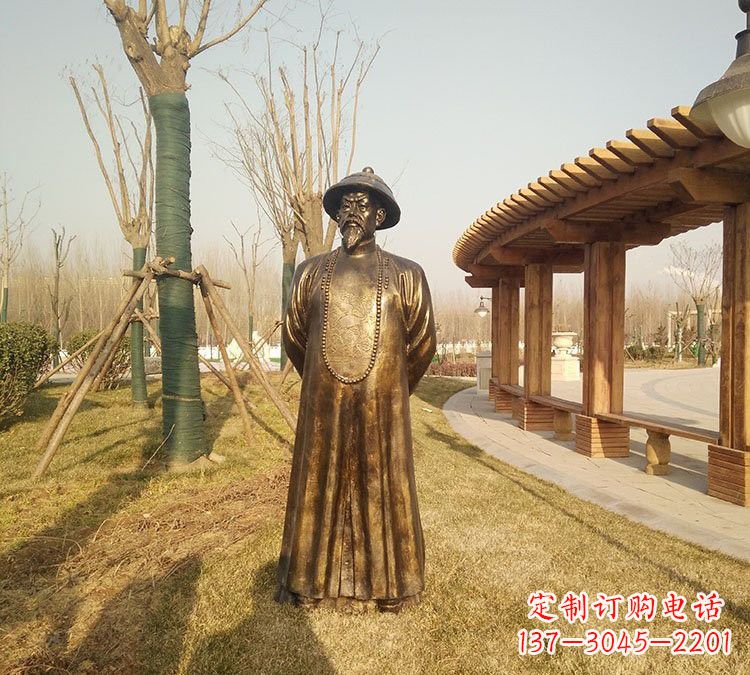 周口林则徐玻璃钢雕塑突破传统材料的创新之作