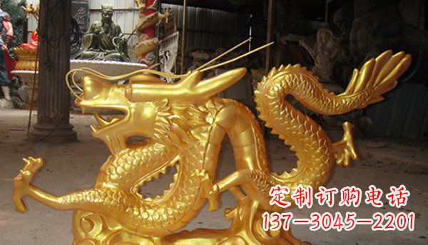 周口玻璃钢龙仿铜动物雕塑艺术与美的完美结合