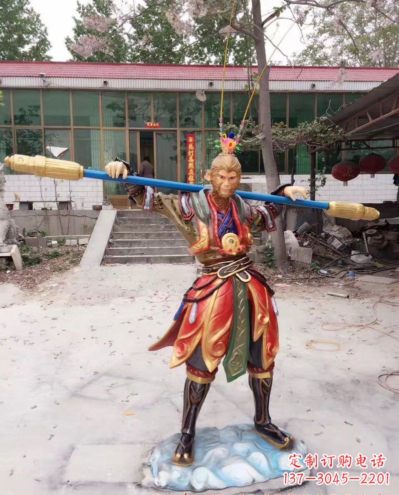 周口玻璃钢孙悟空雕塑