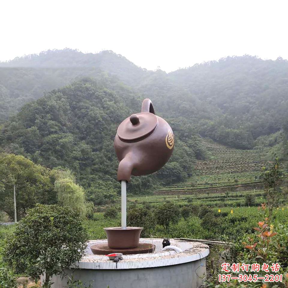 周口玻璃钢天壶喷泉精致而神奇的雕塑