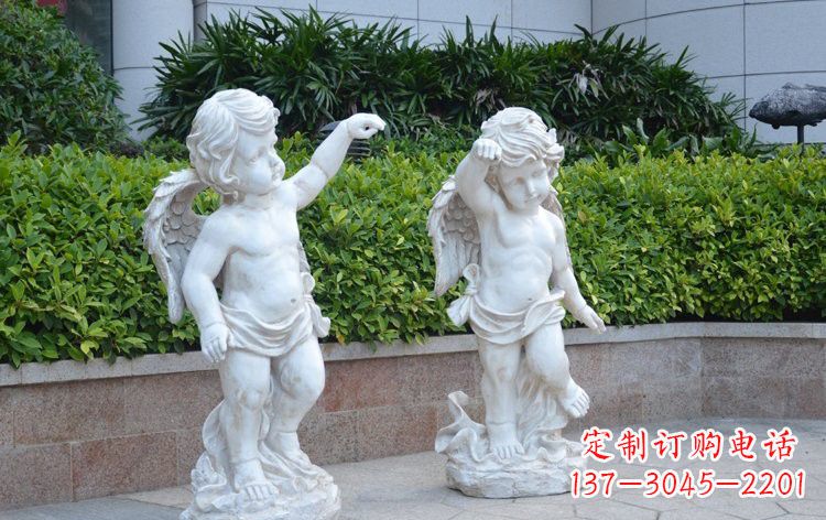 周口玻璃钢天使雕塑精美绝伦