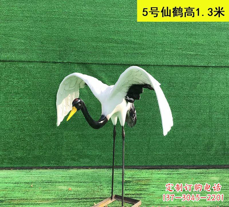 周口仙鹤雕塑经典之美