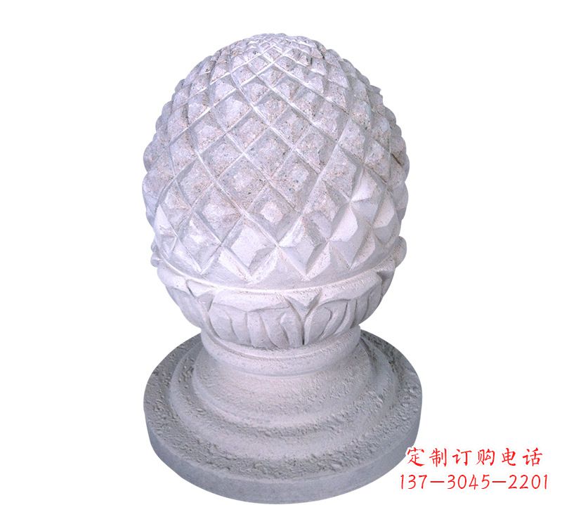 周口菠萝雕塑艺术性的挡车路障