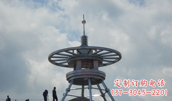 周口不锈钢避雷针雕塑——安全守护者