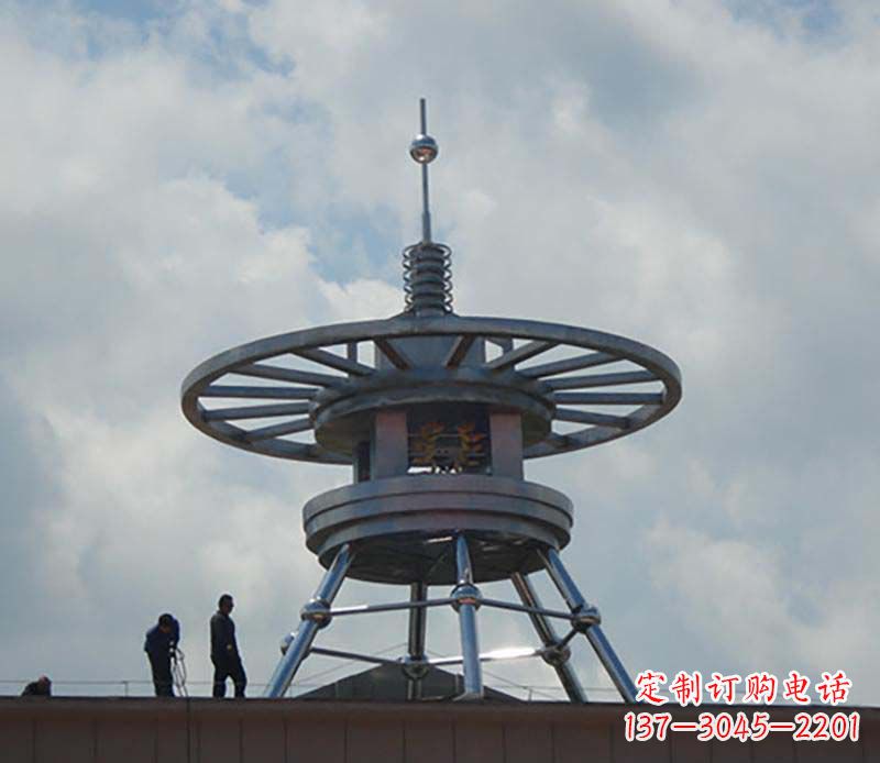 周口不锈钢避雷针景观雕塑——安全防护与美丽结合