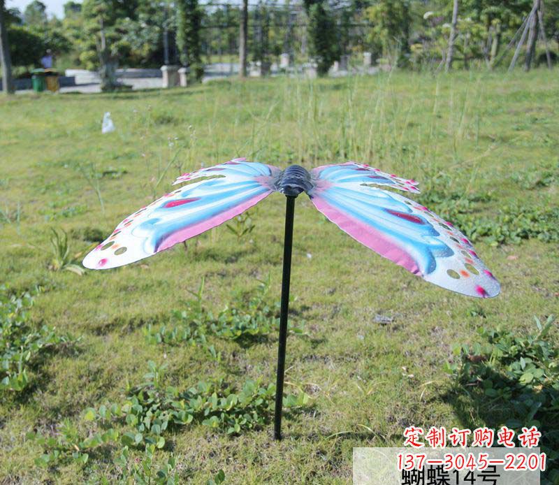 周口不锈钢彩色蝴蝶雕塑艺术之美