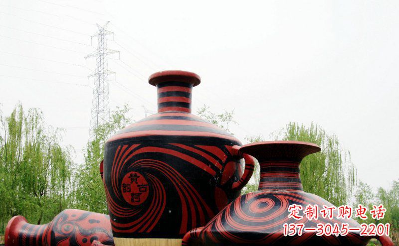 周口不锈钢彩色花盆雕塑让空间更加精致