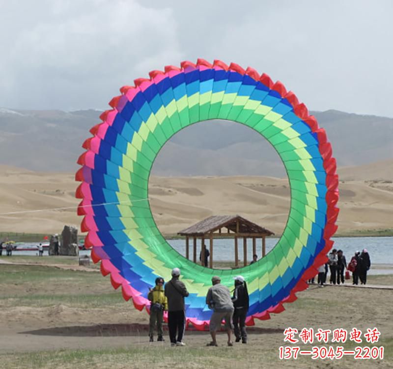 周口不锈钢彩色圆环雕塑——精致的艺术瑰宝