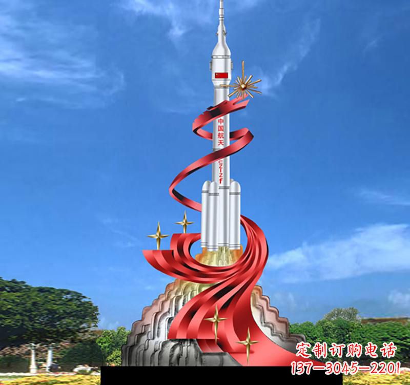 周口嫦娥飞天——不锈钢嫦娥雕塑