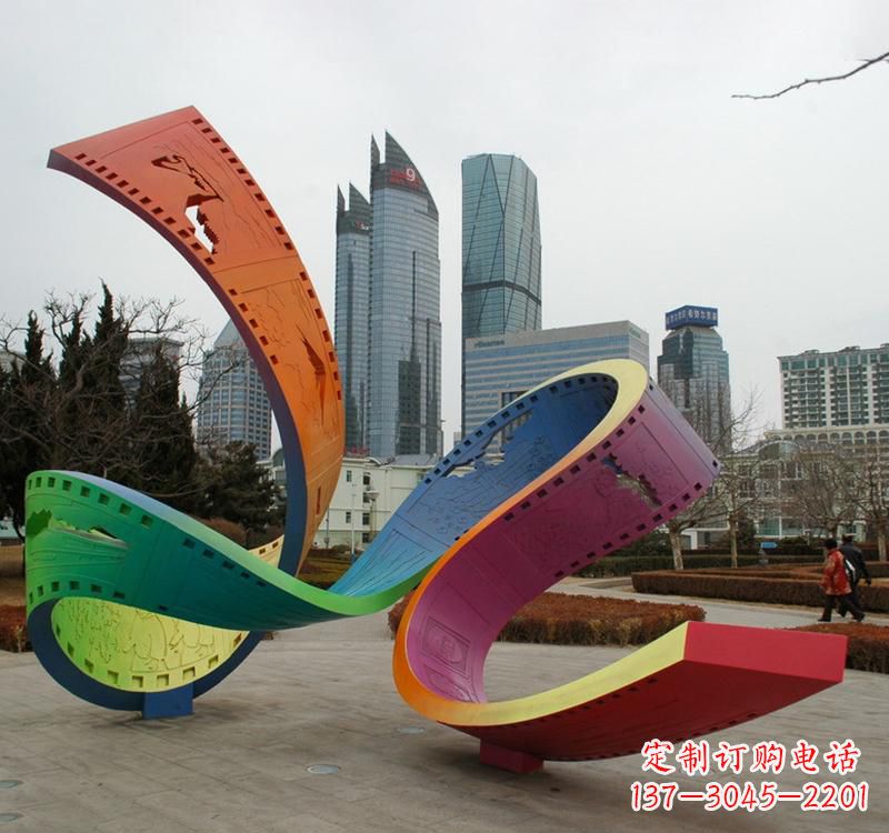 周口精美的不锈钢城市景观雕塑
