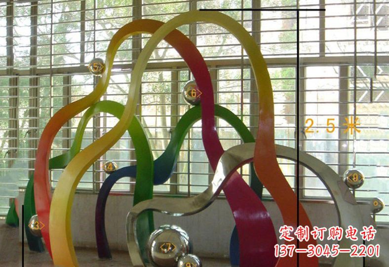 周口不锈钢假山雕塑精致耐用的艺术品