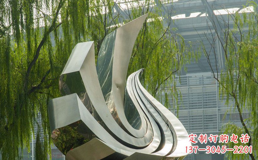 周口不锈钢鸽子景观雕塑