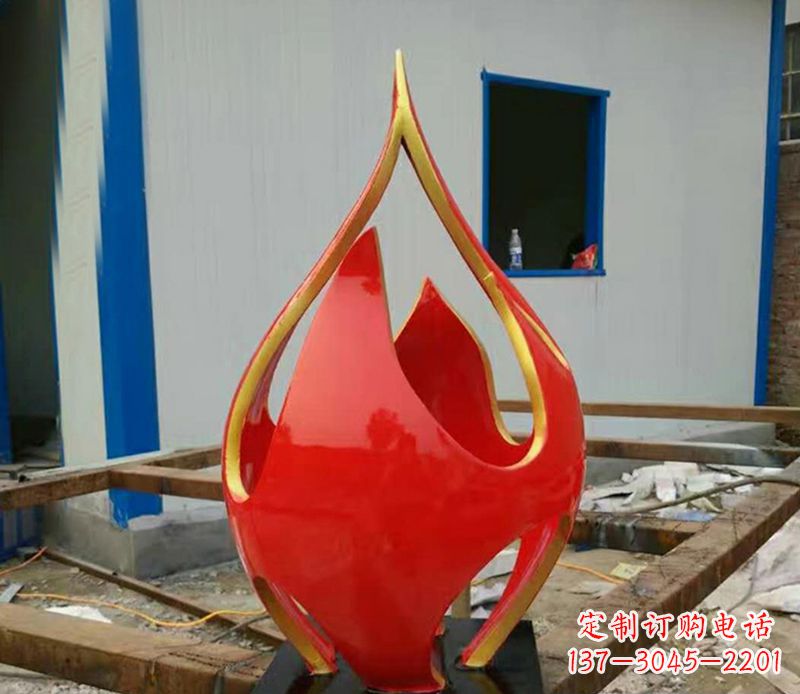 周口不锈钢龙雕塑点缀火龙果广场
