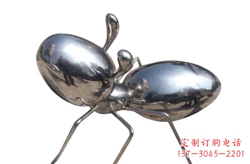 周口不锈钢抽象蚂蚁雕塑