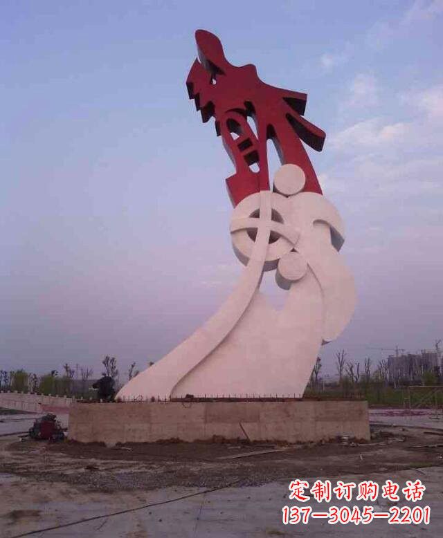 周口不锈钢龙雕塑点亮龙城市景观