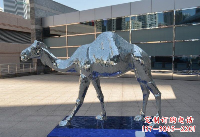 周口不锈钢骆驼雕塑