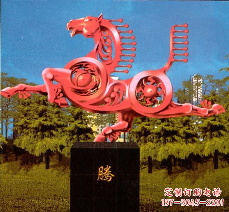 周口精美不锈钢马雕塑