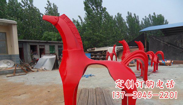 周口不锈钢马雕塑精致而经久