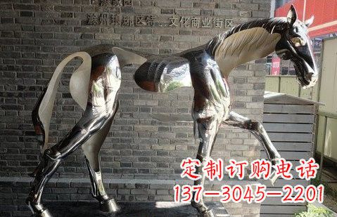 周口不锈钢马雕塑精美而又具有象征意义