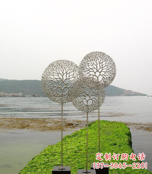 周口不锈钢蒲公英雕塑抽象美的象征