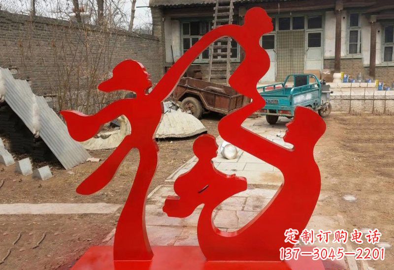 周口不锈钢福字雕塑给家庭带来更多福气