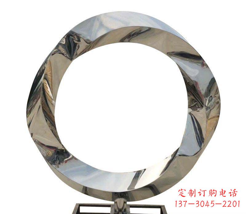 周口不锈钢圆环雕塑——精美而优雅