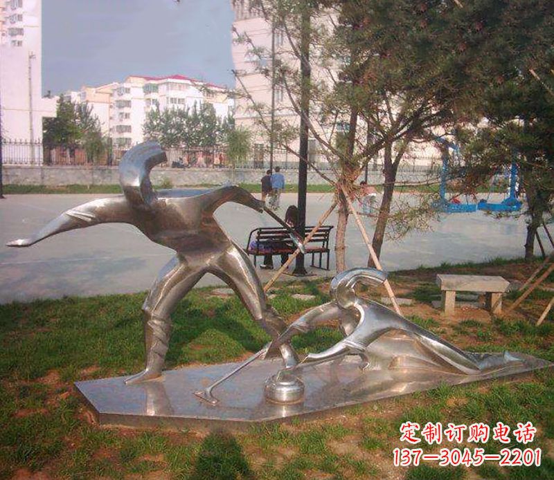 周口不锈钢创意冰壶雕塑大赛