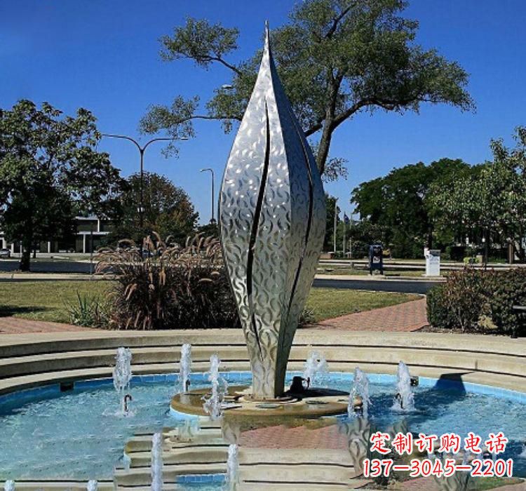 周口不锈钢创意喷泉雕塑